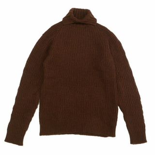 ■美品■ Kolor カラー 2016AW エアリースパン ウール タートルニット セーター メンズ サイズ3 ブラウン 茶 ブランド古着【中古】20220310/GK0709(ニット/セーター)