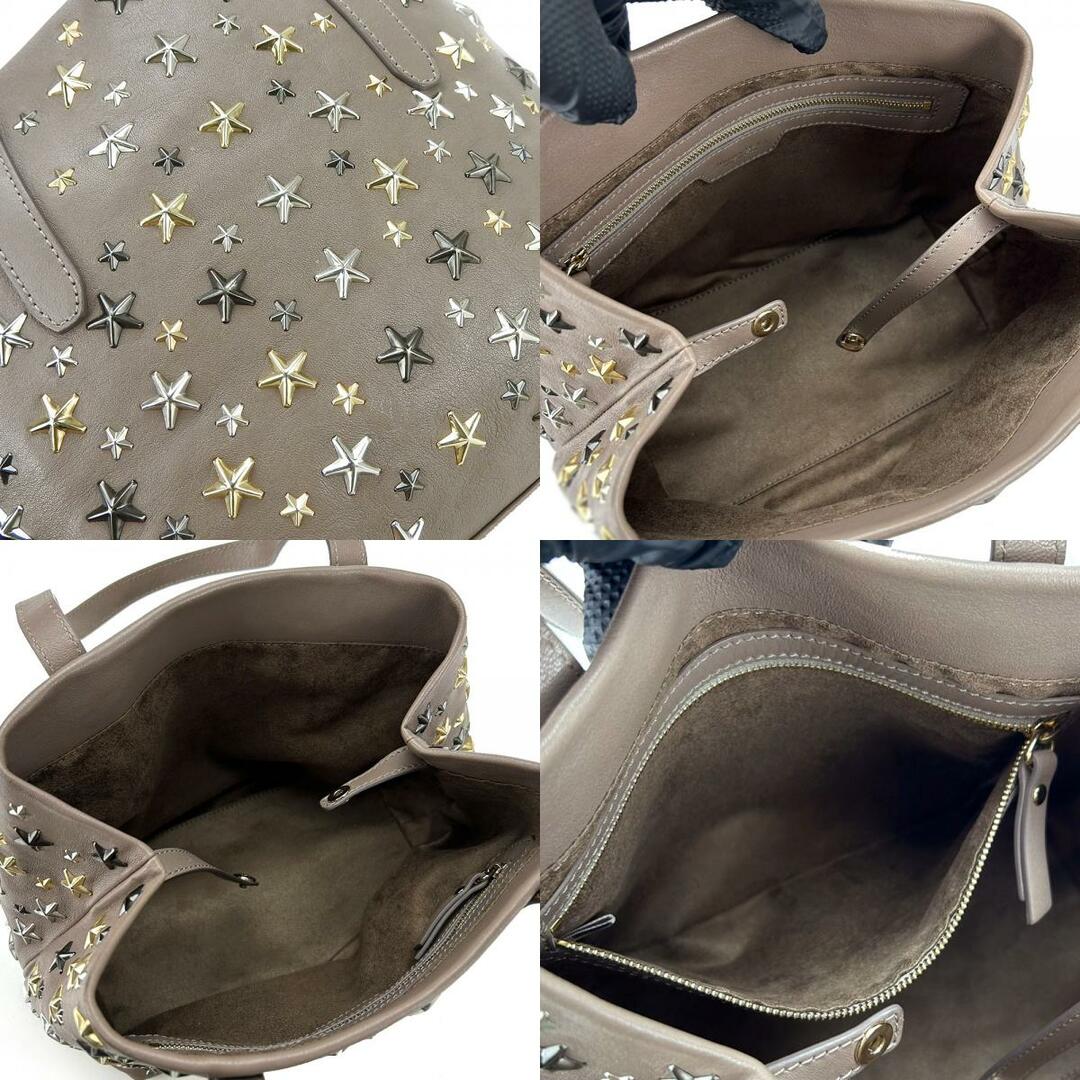 JIMMY CHOO - 【中古】 ジミーチュウ ハンドバッグ レザー JIMMY CHOO - 【中古】 ジミーチュウ ハンドバッグ レザー