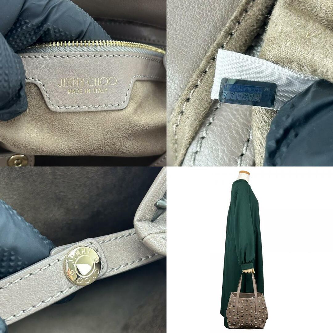 JIMMY CHOO - 【中古】 ジミーチュウ ハンドバッグ レザー JIMMY CHOO - 【中古】 ジミーチュウ ハンドバッグ レザー