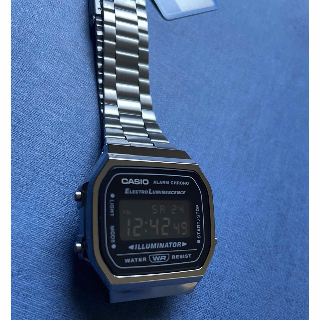 CASIO - カシオ デジタル腕時計 新品 ブラック反転液晶 CASIO - カシオ デジタル腕時計 新品 ブラック反転液晶