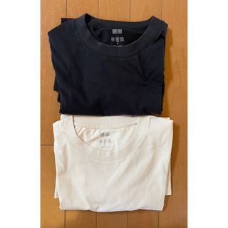 UNIQLO エアリズムコットンUVカットクールネックT