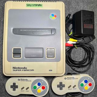 スーパーファミコン(スーパーファミコン)のNo.41【メンテ清掃済み】スーパーファミコン SFC 本体 スーファミ(家庭用ゲーム機本体)