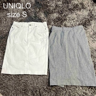 ユニクロ(UNIQLO)のUNIQLO スカート 2点セット(ひざ丈スカート)