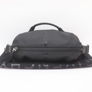 ジバンシィ(GIVENCHY)のIT1YA5FKXZQO 美品 ジバンシー G-Zip ウエストバッグ 4Gナイロン BKU038K1VM-001 ブラック 保存袋付き(ウエストポーチ)