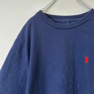 POLO RALPH LAUREN - ポロ　ラルフローレン　ワンポイントロゴ　メンズ　半袖tシャツ　XL ネイビー
