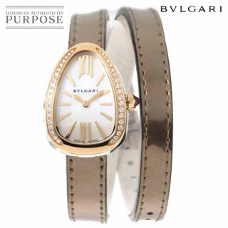 ブルガリ(BVLGARI)の新品同様 ブルガリ BVLGARI セルペンティ コンビ SP32WSPGDL レディース 腕時計 ダイヤベゼル K18YG クォーツ Serpenti VLP 90212462(腕時計)