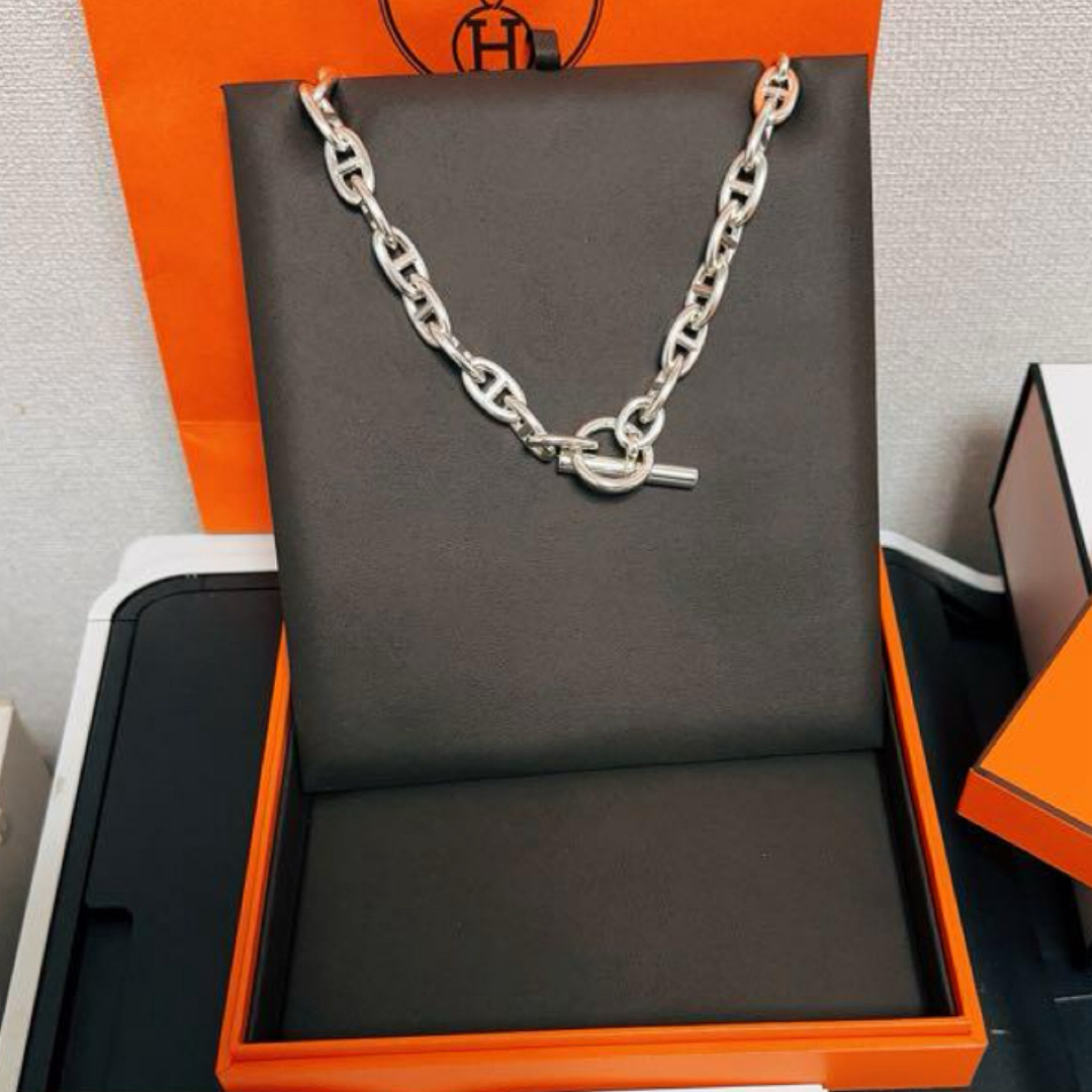 HERMES - 新品未使用 エルメス シェーヌダンクル ネックレス HERMES - 新品未使用 エルメス シェーヌダンクル ネックレス