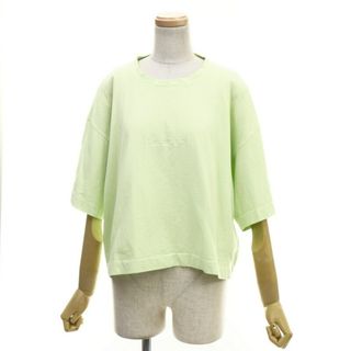 ■美品■Acne Studios アクネストゥディオズ Cylea Emboss 5分袖 Tシャツ カットソー サイズS（170/84A）オーバーシルエット グリーン ブランド古着【中古】20220429/GK4109(シャツ/ブラウス(半袖/袖なし))