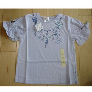 マザウェイズ(motherways)のマザウェイズ　半袖Tシャツ　キャンディスリーブ　ムラサキ　130(Tシャツ/カットソー)