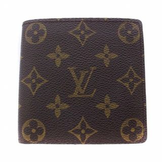 ルイヴィトン(LOUIS VUITTON)のルイヴィトン モノグラム ポルトフォイユ マルコ 財布 二つ折り 茶(財布)