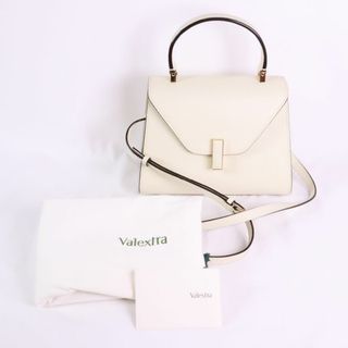 VALEXTRA　ヴァレクストラ　バッグ　ハンドバッグ　ショルダーバッグ　白