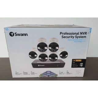 Swann 防犯カメラ 8CH カメラ6セットNVR2TB 熱感知 警告ライト(防犯カメラ)