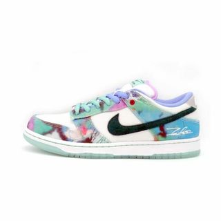 ナイキ(NIKE)のナイキ NIKE × フューチュラ Futura ■ 【 SB DUNK LOW White and Geode Teal HF6061-400 】 SB ダンク ロー ホワイト アンド ジオードティール スニーカー　33756(スニーカー)