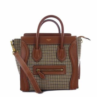 celine - セリーヌ ラゲージ ナノショッパー 2WAY ハンドバッグ トート ショルダー