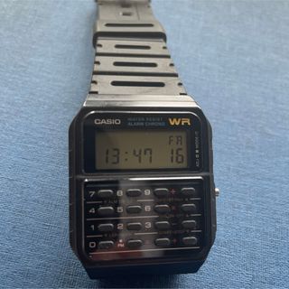 カシオ(CASIO)の【限定一本】超プレミア【WRロゴ囲いライン無しの初期モデル】カシオ　データバンク(腕時計(デジタル))