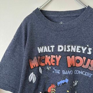 Disney - ビンテージ　古着　Disney ディズニー　ミッキー　プリント　半袖tシャツ　M