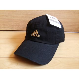 アディダス(adidas)の新品adidasキャップ*帽子ブラック色*未使用アディダス*送料無料レディース黒(キャップ)