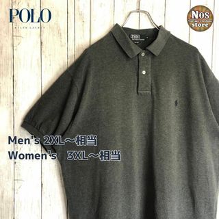 ポロラルフローレン(POLO RALPH LAUREN)の【90s～】ポロラルフローレン 半袖ポロシャツ 刺繍ロゴ ブラックポニー(ポロシャツ)