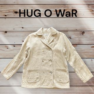 ハグオーワー(Hug O War)のHUG O WaR ★ジャケット ダブル 貝ボタン 日本製 綿100% 雅姫(テーラードジャケット)