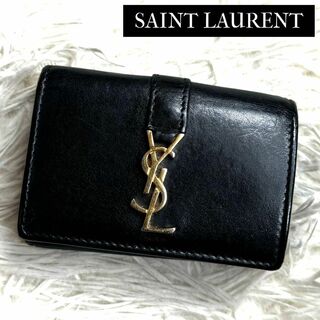 Saint Laurent - YSL サンローラン カサンドラオリガミウォレット 459880 ブラック