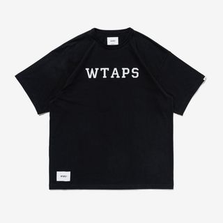 ダブルタップス(W)taps)のwtaps 黒 XL サイズ ACADEMY SS COLLEGE 24ss(Tシャツ/カットソー(半袖/袖なし))