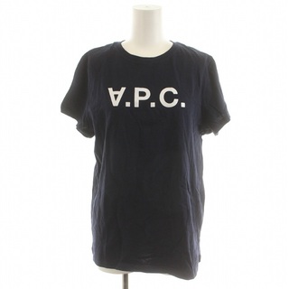 アーペーセー(A.P.C)のアーペーセー A.P.C. VPC Tシャツ 半袖 ロゴ フロッキー L 紺(Tシャツ(半袖/袖なし))