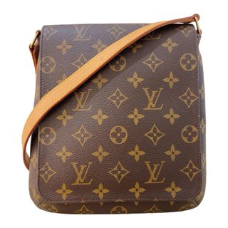 ルイヴィトン(LOUIS VUITTON)の　ルイ・ヴィトン LOUIS VUITTON ミュゼット・サルサ ショート M51258 ブラウン　ゴールド金具 モノグラム レディース ショルダーバッグ(ショルダーバッグ)