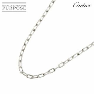 Cartier - カルティエ Cartier スパルタカス ネックレス 55cm K18 WG ホワイトゴールド 750 VLP 90229905