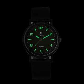 蛍光 レディース 腕時計 スモール シリコンベルト ブラック R482(腕時計)