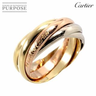 カルティエ(Cartier)のカルティエ Cartier トリニティ #51 リング SM K18 YG WG PG 5連 スリーゴールド 3カラー 750 指輪  VLP 90232554(リング(指輪))