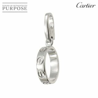 カルティエ(Cartier)のカルティエ Cartier ベビーラブ チャーム ペンダント トップ K18 WG ホワイトゴールド 750 VLP 90234052(ネックレス)