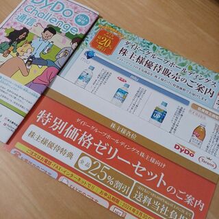 【株主優待】DyDo　ダイドー【期限2024年5月31日＆9月30日】(ショッピング)