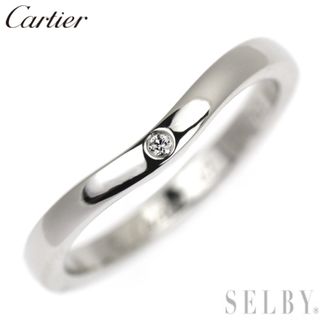 カルティエ(Cartier)のカルティエ Pt950 ダイヤモンド リング バレリーナ 47号(リング(指輪))