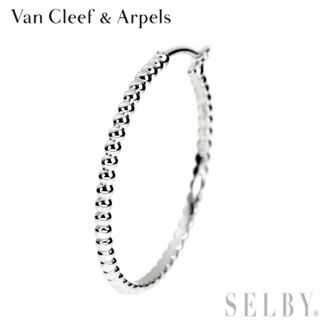 ヴァンクリーフアンドアーペル(Van Cleef & Arpels)のヴァンクリーフ＆アーペル K18WG ピアス ペルレフープ スモール 片方のみ(ピアス)