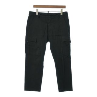 DSQUARED ディースクエアード カーゴパンツ 46(M位) 黒 【古着】【中古】(ワークパンツ/カーゴパンツ)