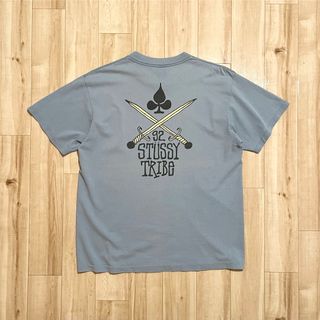 ステューシー(STUSSY)の激レア！90’s OLD STUSSY“92 STUSSY TRIBE”Tシャツ(Tシャツ/カットソー(半袖/袖なし))