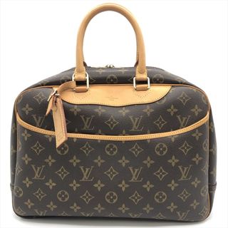 ルイヴィトン(LOUIS VUITTON)のルイヴィトン LOUIS VUITTON ドーヴィル M47270 トートバッグ モノグラム キャンバス ヌメ革 ブラウン MB0092【中古】(トートバッグ)