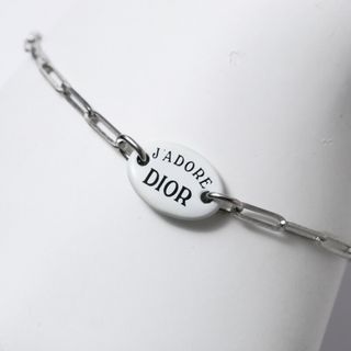 ■美品■Christian Dior クリスチャン ディオール J'ADORE DIOR ロゴ プレート ブレスレット アクセサリー ブランド古着【中古】20220825/GL4726