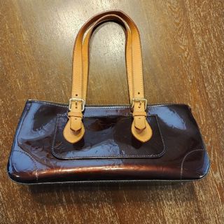 ルイヴィトン(LOUIS VUITTON)のLOUISVUITTON、ヴェルニバッグ、ボルドー(ハンドバッグ)