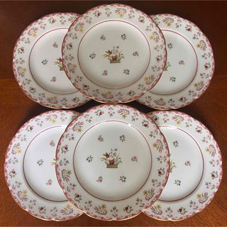 WEDGWOOD - 【黒壺美品】英国製　ウェッジウッド★ビアンカ★ケーキ皿　6枚