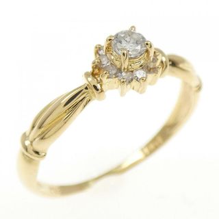 K18YG ダイヤモンド リング 0.15CT(リング(指輪))