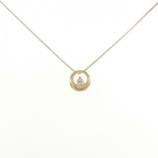 K18YG ダイヤモンド ネックレス 0.12CT(ネックレス)