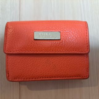 フルラ(Furla)のFURLA　三つ折り財布　オレンジ(財布)