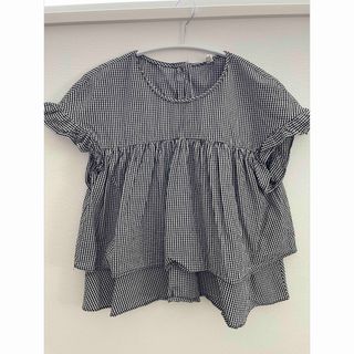 ザラ(ZARA)のZARA チェックブラウス(シャツ/ブラウス(半袖/袖なし))