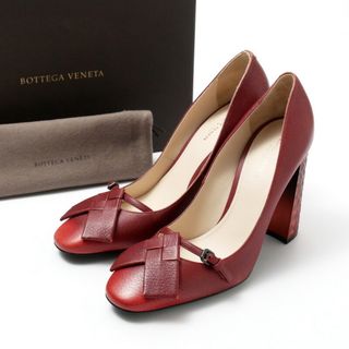 ■未使用品■BOTTEGA VENETA ボッテガヴェネタ グラデーション イントレチャート レザー パンプス サイズ 38.5（24.5～25cm相当）イタリア製 靴 20220913/GL6644(ハイヒール/パンプス)