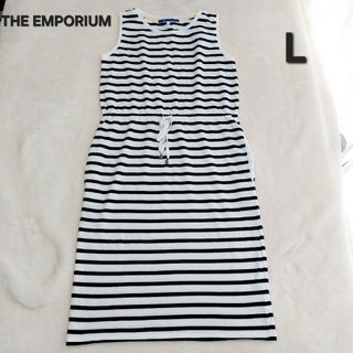 ジエンポリアム(THE EMPORIUM)のTHE EMPORIUM ボーダーワンピース(ひざ丈ワンピース)