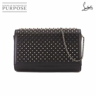 Christian Louboutin - 未使用 展示品 クリスチャン ルブタン Christian Louboutin パロマ 2way クラッチ ショルダー バッグ スパイク スタッズ レザー VLP 90234482