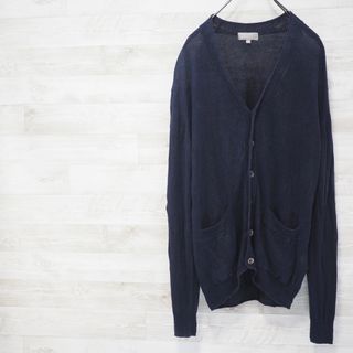 マーガレットハウエル(MARGARET HOWELL)のMARGARET HOWELL 19SS Linen Cardigan-Nv/M(カーディガン)