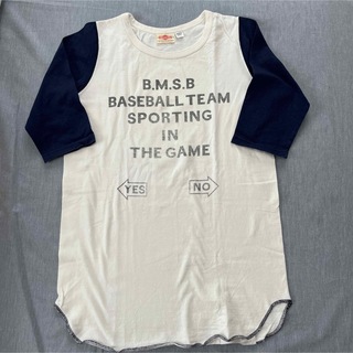ビームスボーイ(BEAMS BOY)のBEAMS BOY ロゴＴシャツ 5分袖 チュニック(Tシャツ(長袖/七分))