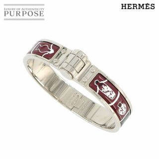 エルメス(Hermes)のエルメス HERMES シャルニエール ファン バングル マルチカラー シルバー アクセサリー VLP 90235698(ブレスレット/バングル)